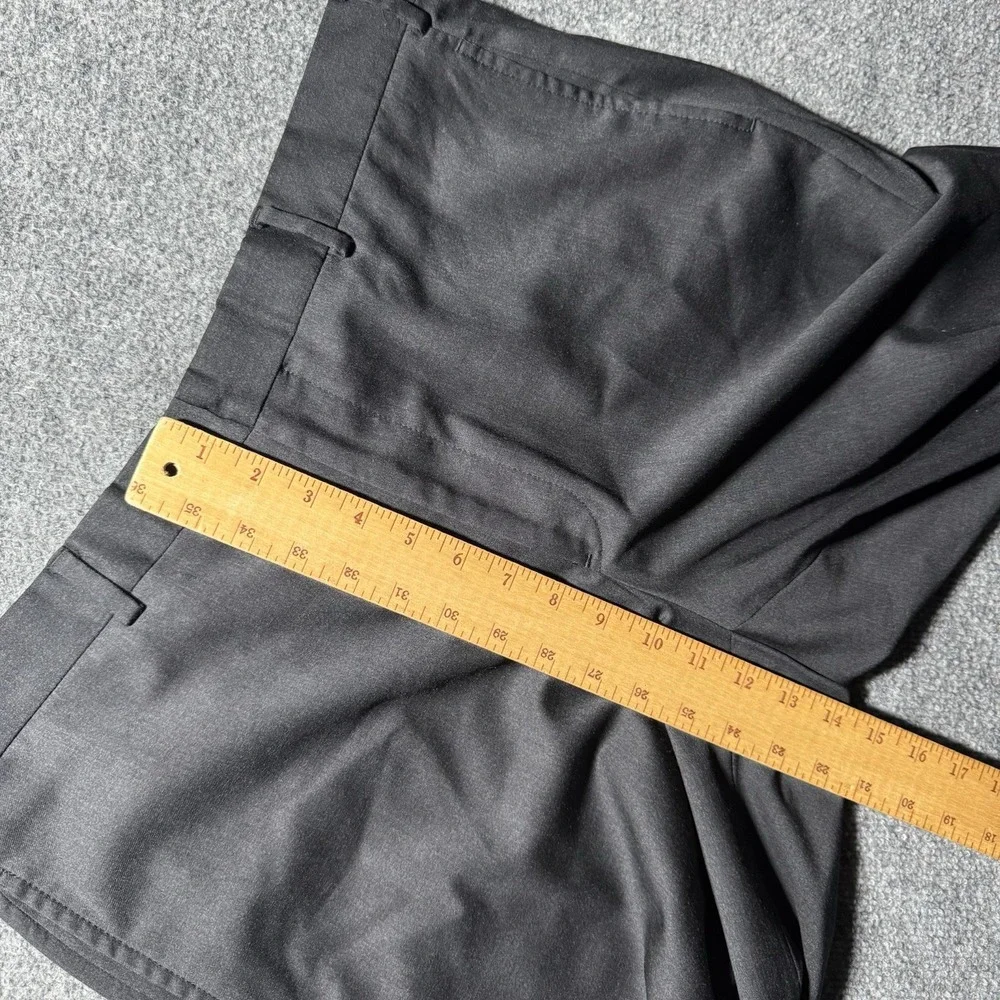 Brooks Brothers 1818 Madison Fit Reda Flexo Merino Wool Dress Pants 36x28 Black